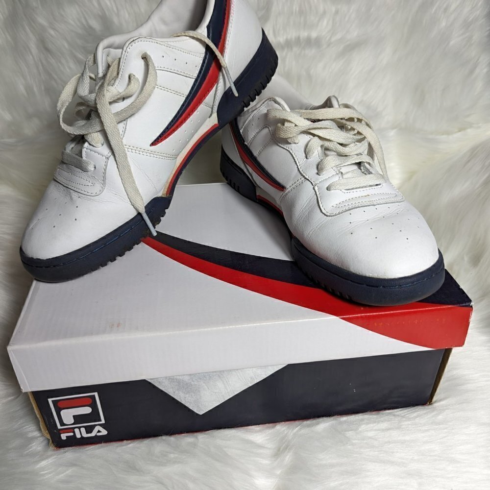 Fila Men's Original Fitness 11F16LT-150 White Lace Up Sneaker Shoes Size 9
